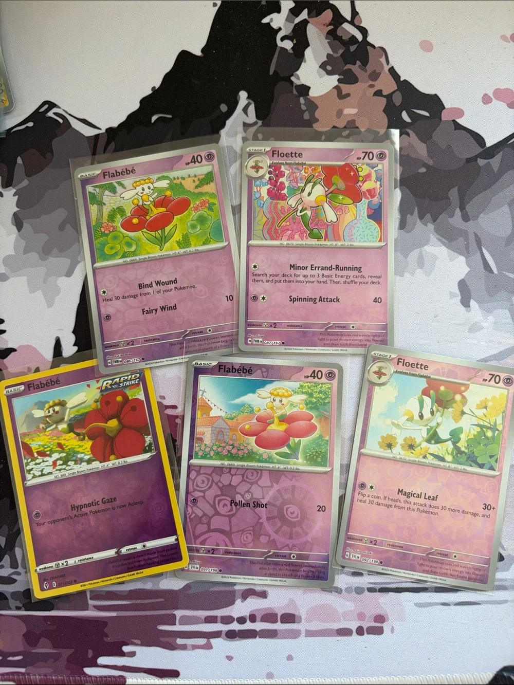 Flabébé & Floette Evolution Lot | 5 Pokémon Cards Reverse Holo ✨5/$25✨